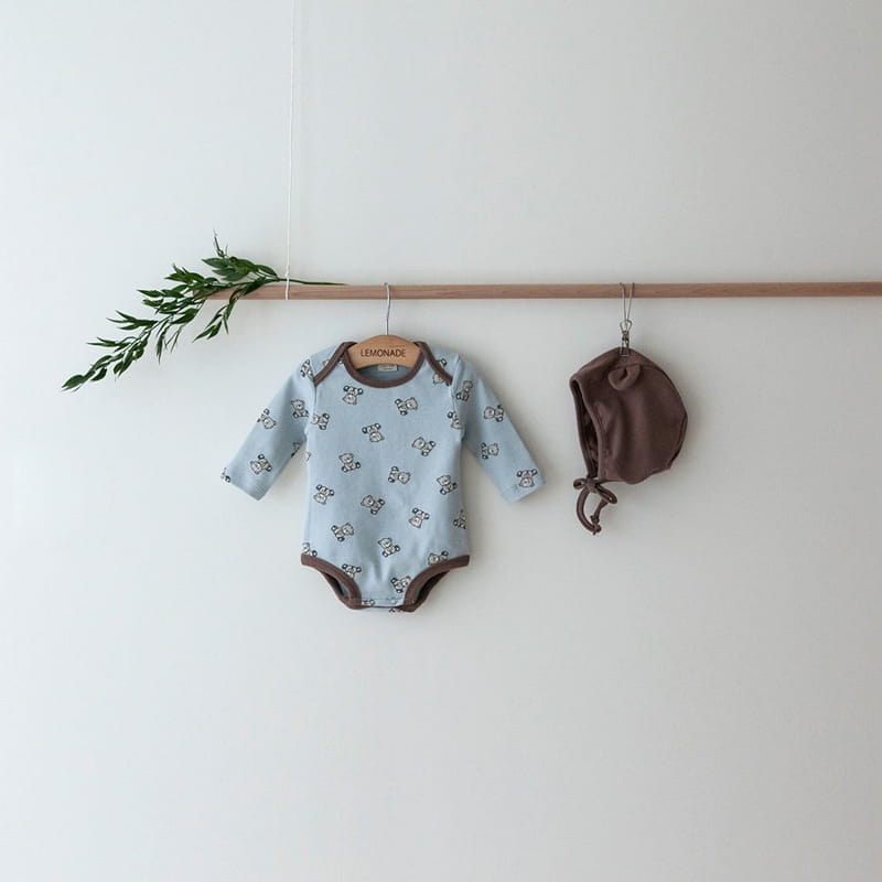 Lemonade - Korean Baby Fashion - #babyoutfit - Tinni Bear Bodysuit - 7