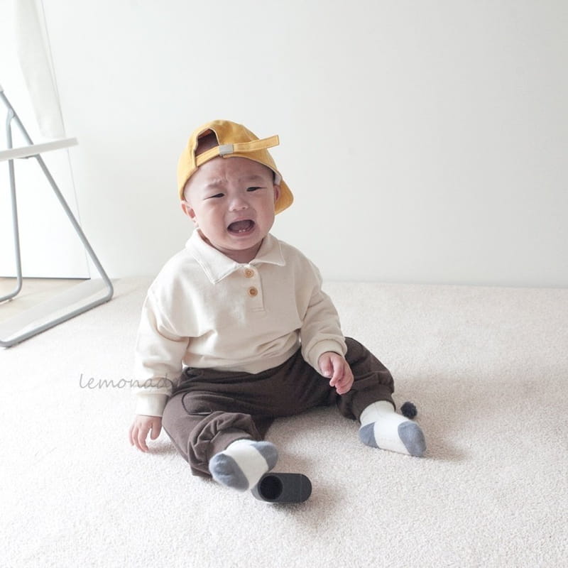 Lemonade - Korean Baby Fashion - #babyoutfit - Muzi Collar Tee - 6