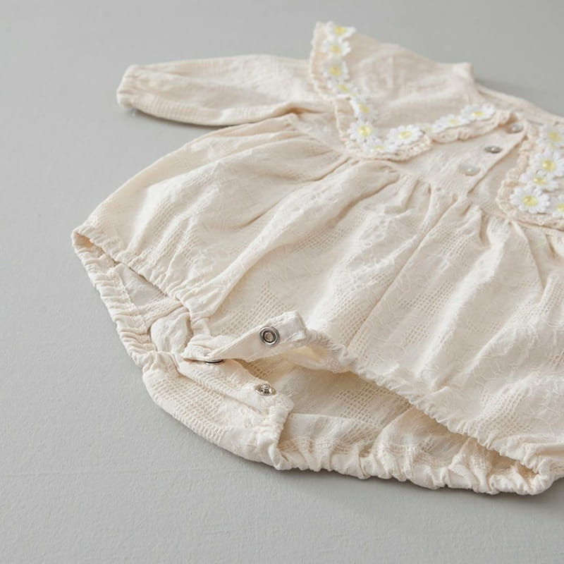 Lemonade - Korean Baby Fashion - #babyoutfit - Butterfly Flower Bodysuit - 12