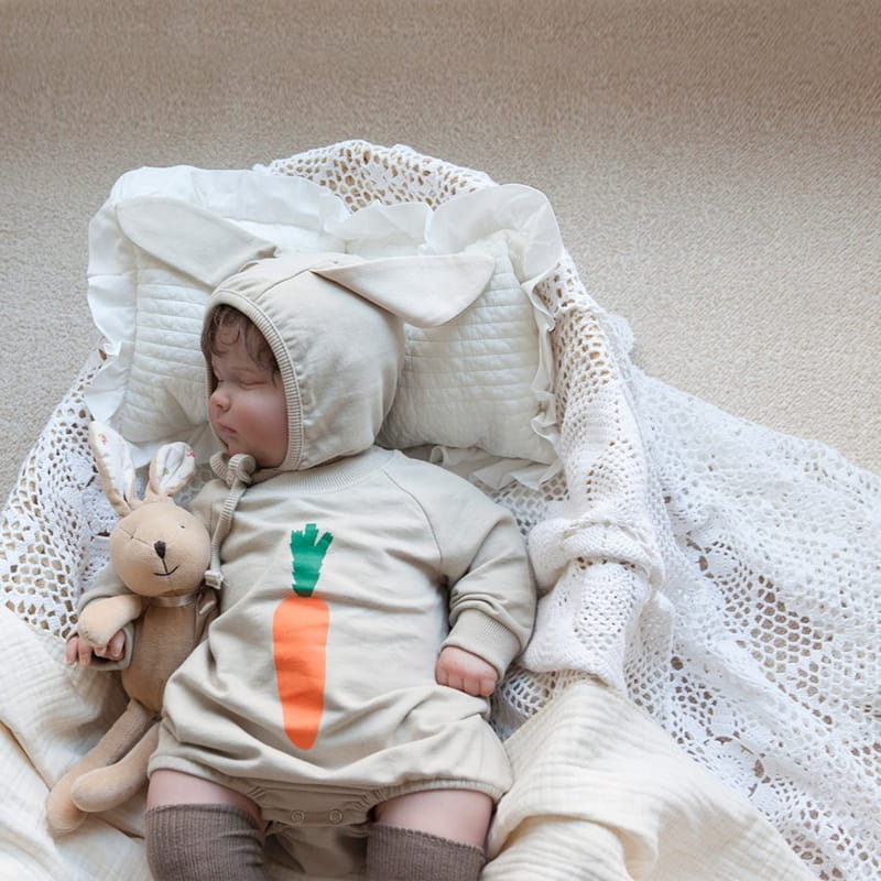 Lemonade - Korean Baby Fashion - #onlinebabyboutique - Carrot Bodysuit - 2
