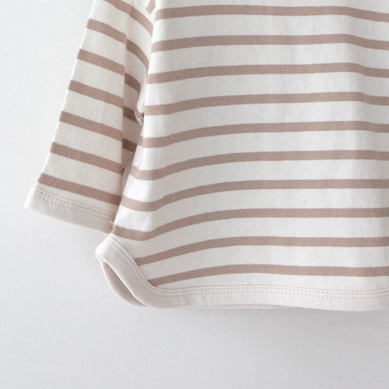 Lemonade - Korean Baby Fashion - #onlinebabyboutique - Piping Stripes Tee - 12