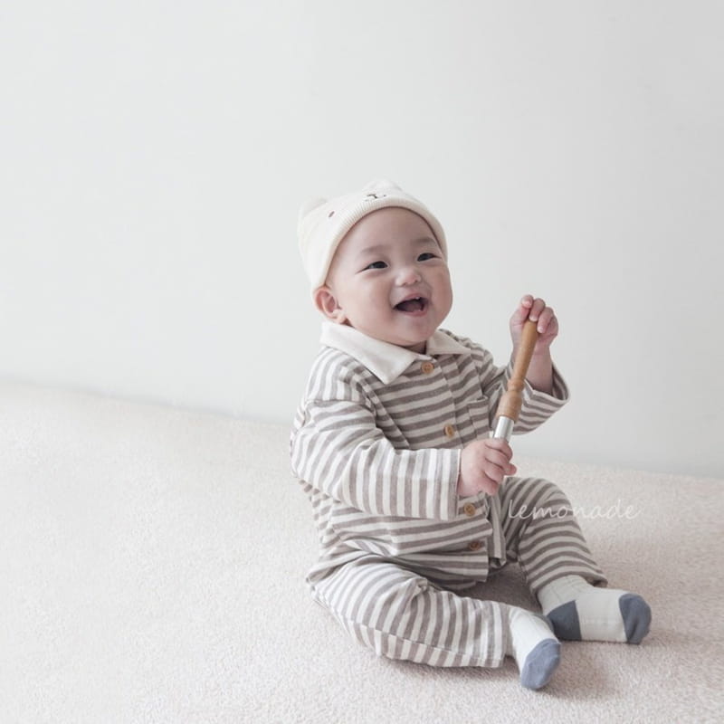 Lemonade - Korean Baby Fashion - #onlinebabyshop - Stripes Bodysuit - 2