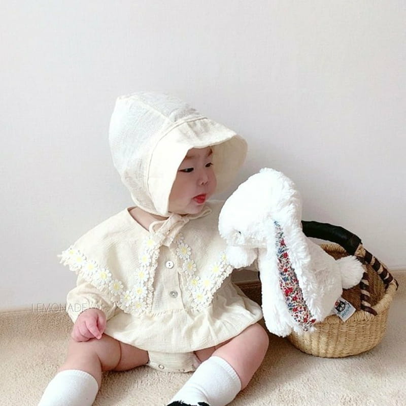 Lemonade - Korean Baby Fashion - #smilingbaby - Butterfly Flower Bodysuit - 2