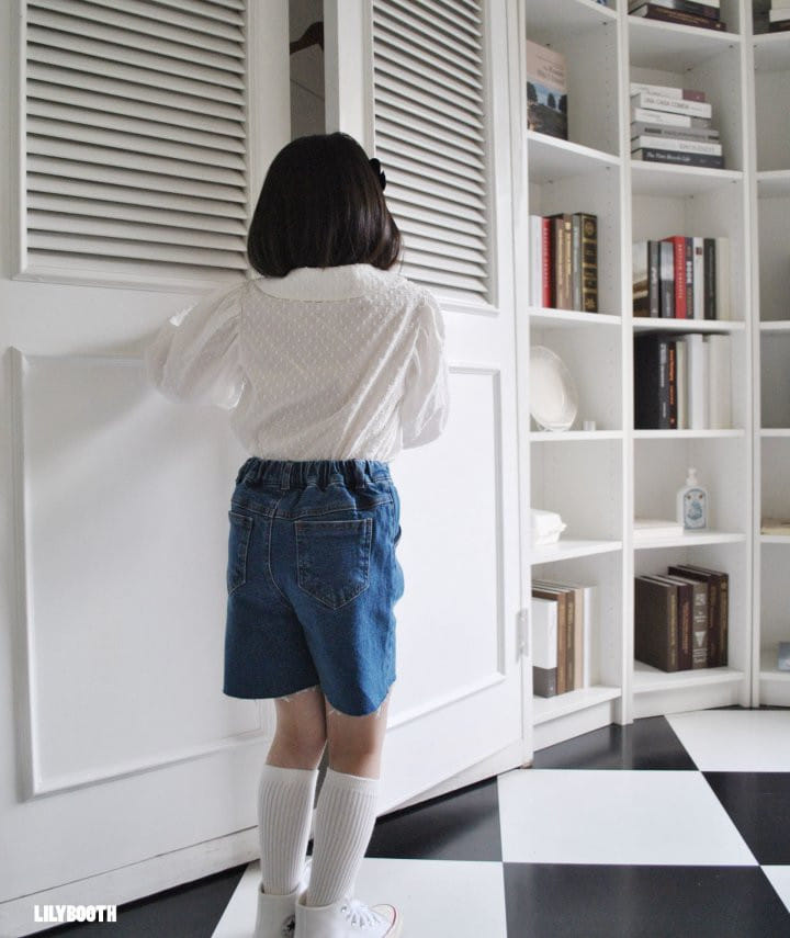 Lilybooth - Korean Children Fashion - #fashionkids - Less Denim Shorts - 8
