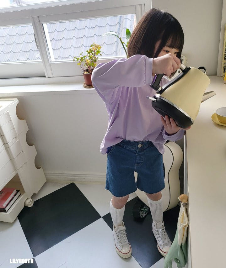Lilybooth - Korean Children Fashion - #stylishchildhood - Less Denim Shorts - 3