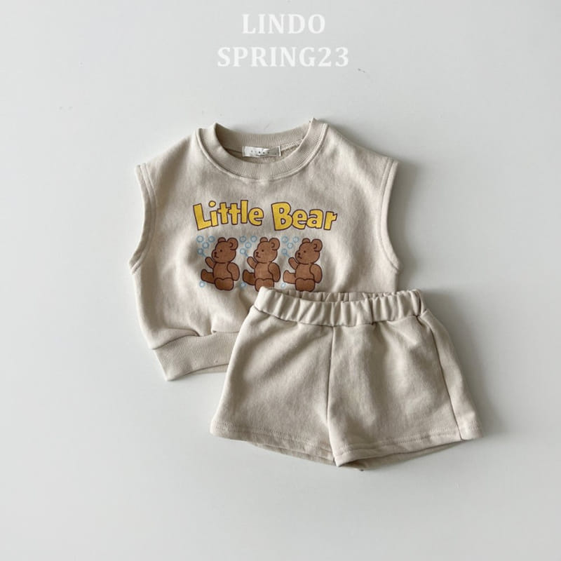 Lindo - Korean Children Fashion - #designkidswear - Bubble Bear Top Bottom Set - 7