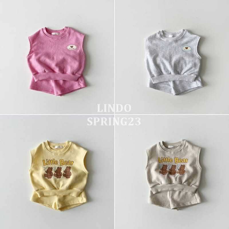 Lindo - Korean Children Fashion - #discoveringself - Bubble Bear Top Bottom Set - 8
