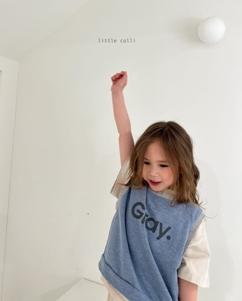 Little Colli - Korean Children Fashion - #childofig - Gray Vest - 5