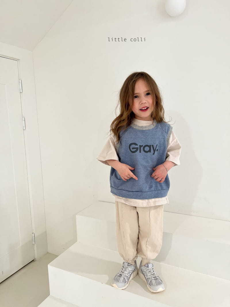 Little Colli - Korean Children Fashion - #childofig - Gray Vest - 6
