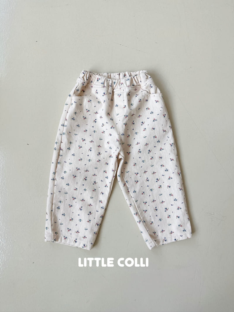 Little Colli - Korean Children Fashion - #prettylittlegirls - Blue Flower Pants