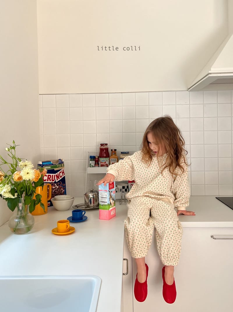 Little Colli - Korean Children Fashion - #prettylittlegirls - Waffle Flower Sweatshirt - 9