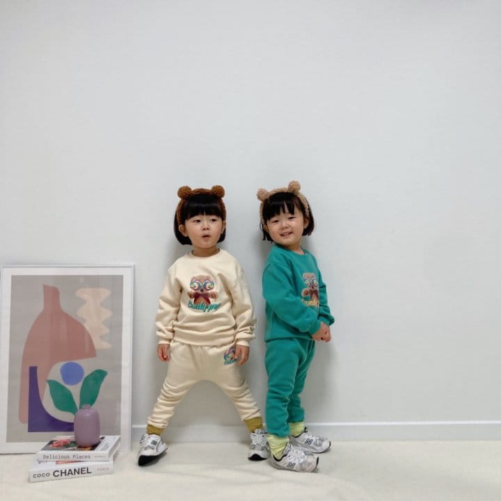 Little Rabbit - Korean Children Fashion - #fashionkids - Candy Pop Top Bottom Set - 7