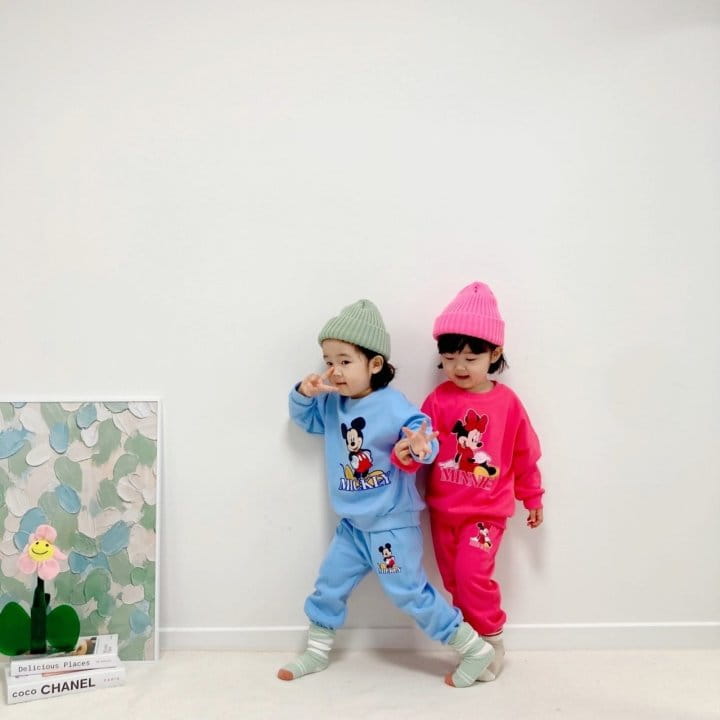 Little Rabbit - Korean Children Fashion - #kidsshorts - D Pping Stripes Top Bottom Set
