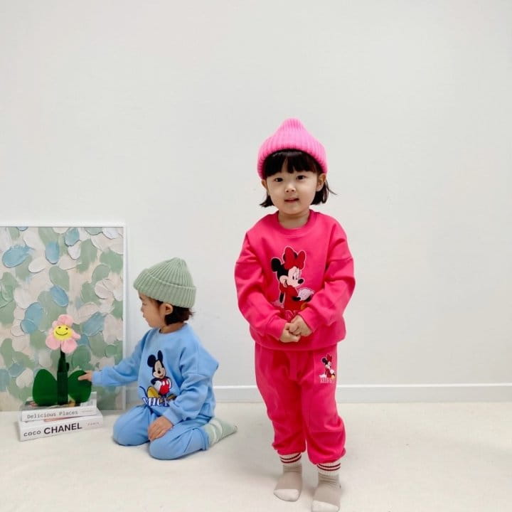 Little Rabbit - Korean Children Fashion - #kidzfashiontrend - D Pping Stripes Top Bottom Set - 3