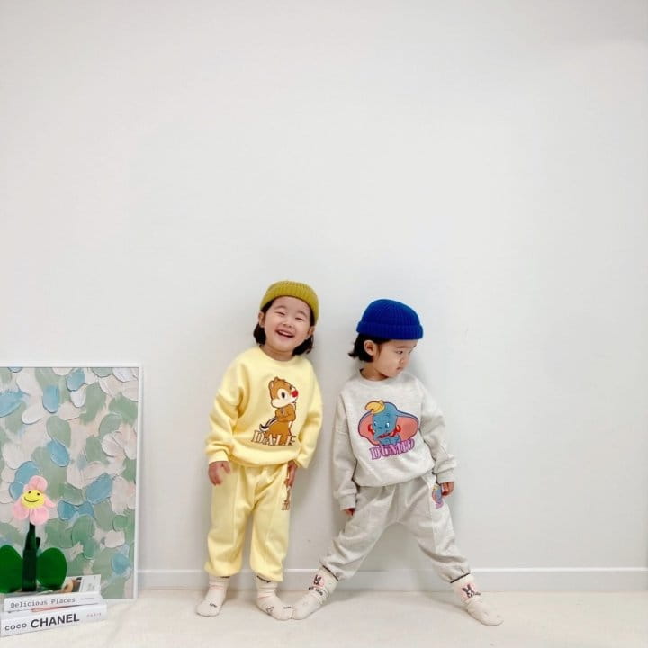 Little Rabbit - Korean Children Fashion - #littlefashionista - D Pping Stripes Top Bottom Set - 5
