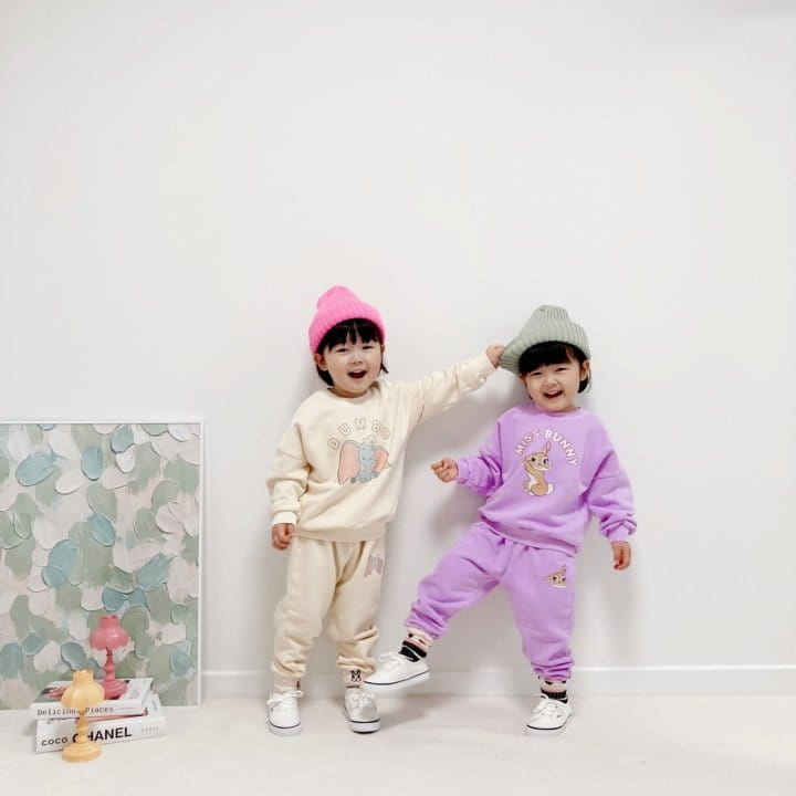 Little Rabbit - Korean Children Fashion - #Kfashion4kids - D Honey Top Bottom Set - 4