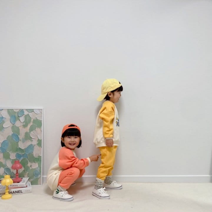 Little Rabbit - Korean Children Fashion - #littlefashionista - D Raglan Top Bottom Set - 4