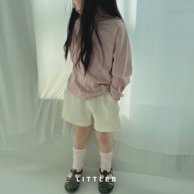 Littleb - Korean Children Fashion - #Kfashion4kids - Waffle Shorts - 6
