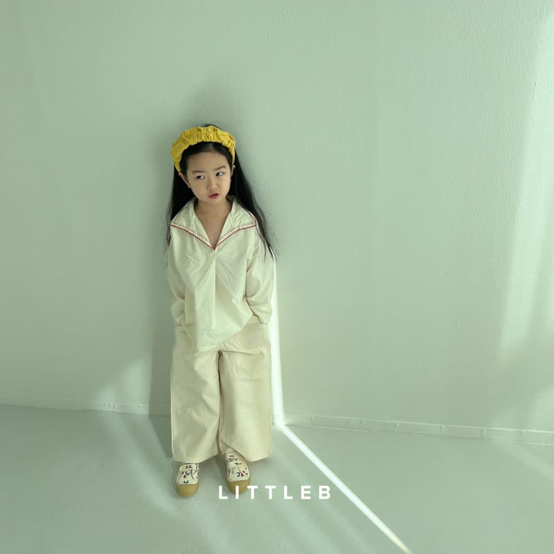 Littleb - Korean Children Fashion - #prettylittlegirls - Collar Embrodiery Blouse - 4