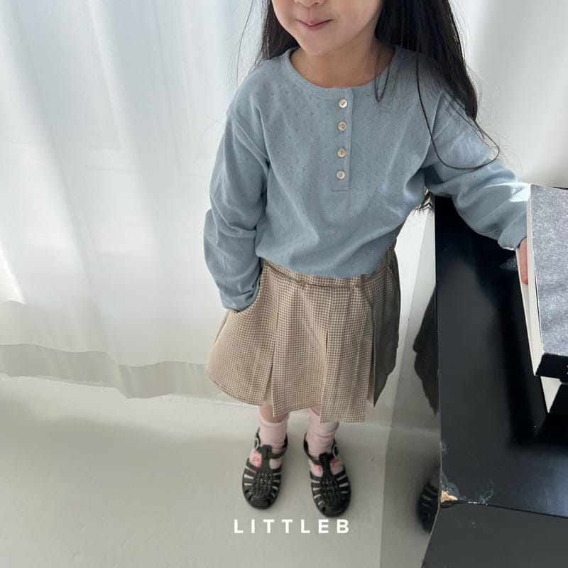 Littleb - Korean Children Fashion - #childrensboutique - Pearl Button Tee - 8