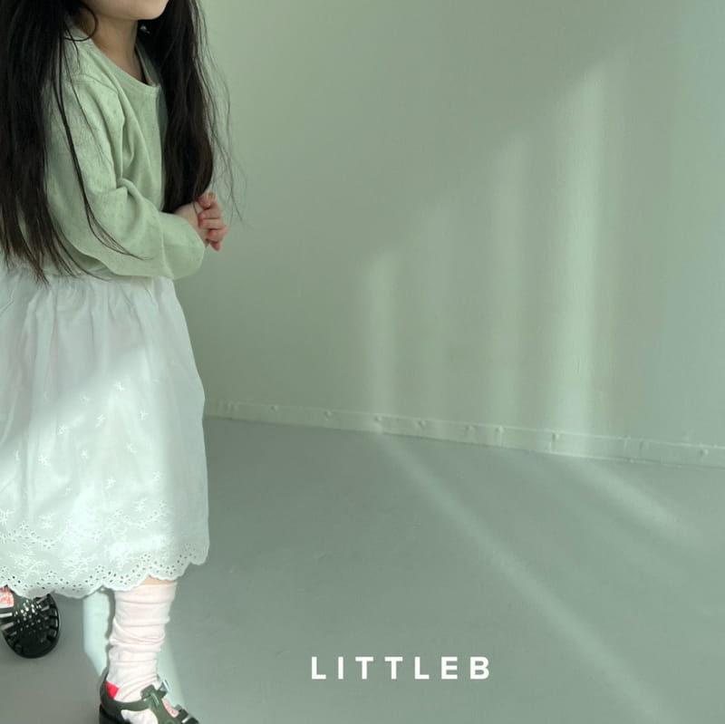 Littleb - Korean Children Fashion - #childrensboutique - Embrodiery Lace Skirt