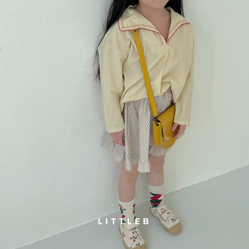 Littleb - Korean Children Fashion - #designkidswear - Collar Embrodiery Blouse - 7