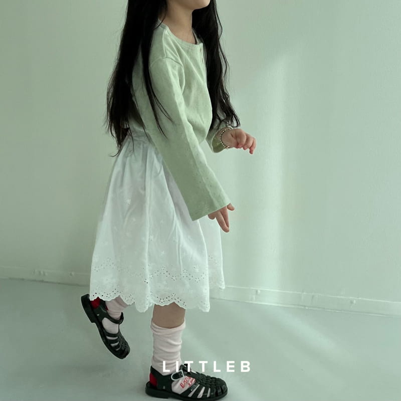 Littleb - Korean Children Fashion - #designkidswear - Embrodiery Lace Skirt - 2