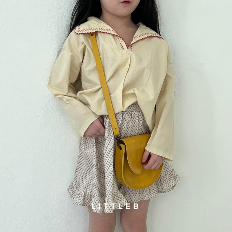 Littleb - Korean Children Fashion - #fashionkids - Collar Embrodiery Blouse - 9