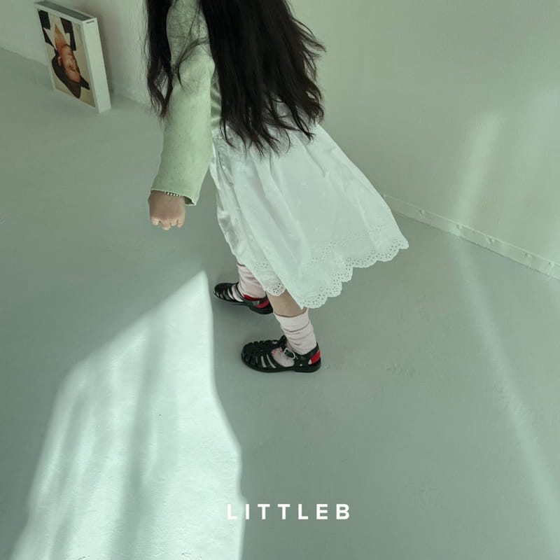 Littleb - Korean Children Fashion - #kidsshorts - Embrodiery Lace Skirt - 5