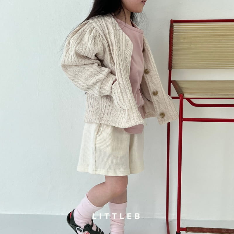 Littleb - Korean Children Fashion - #kidsshorts - Waffle Shorts - 3