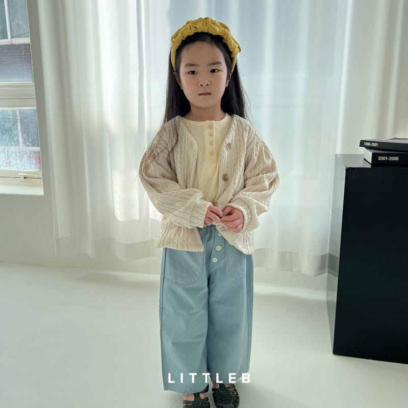Littleb - Korean Children Fashion - #kidsstore - Button Color Pants - 2