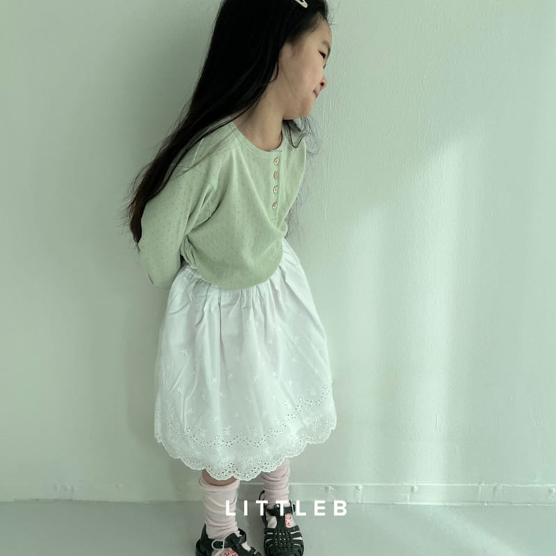 Littleb - Korean Children Fashion - #magicofchildhood - Pearl Button Tee - 3