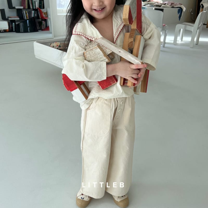 Littleb - Korean Children Fashion - #magicofchildhood - Button Color Pants - 6