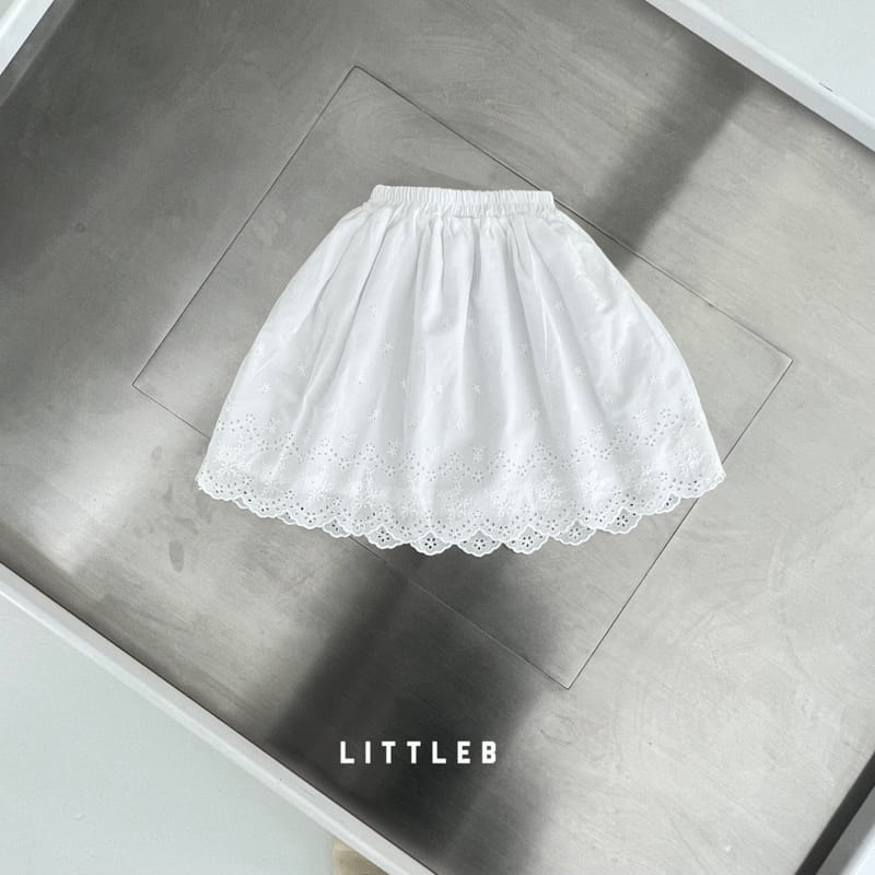 Littleb - Korean Children Fashion - #prettylittlegirls - Embrodiery Lace Skirt - 12