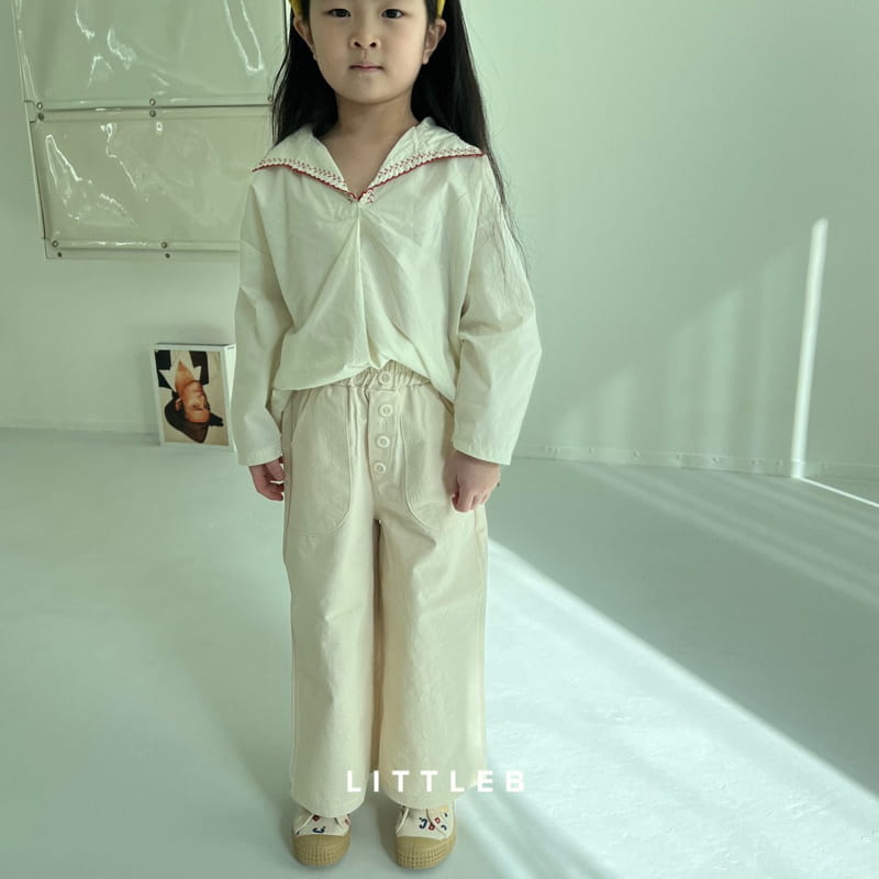 Littleb - Korean Children Fashion - #prettylittlegirls - Button Color Pants - 8