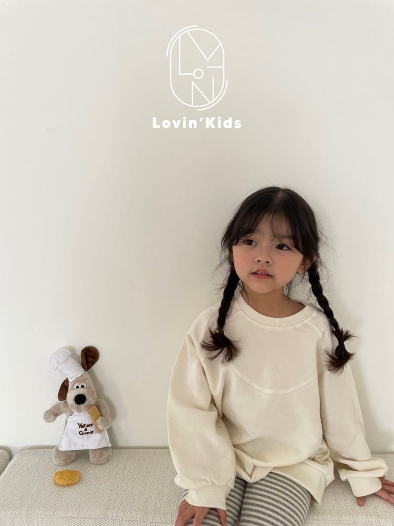 Lovin - Korean Children Fashion - #discoveringself - v Slit Sweatshirt - 5