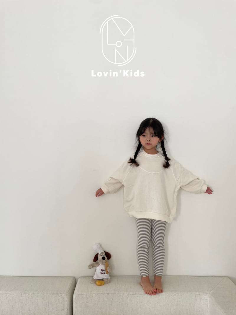 Lovin - Korean Children Fashion - #fashionkids - v Slit Sweatshirt - 6