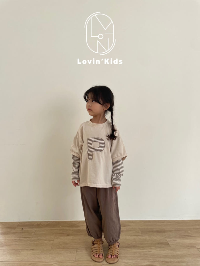 Lovin - Korean Children Fashion - #kidsstore - P Embrodiery Tee - 11