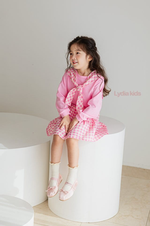 Lydia - Korean Children Fashion - #childofig - Check Sailor Top Bottom Set - 9