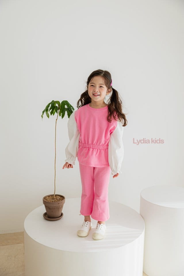 Lydia - Korean Children Fashion - #childrensboutique - Grace Top Bottom Set - 8