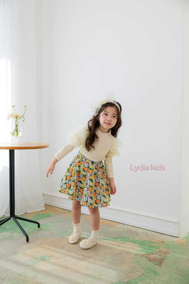 Lydia - Korean Children Fashion - #designkidswear - Flower Skirt - 3