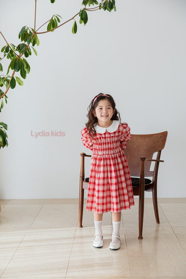 Lydia - Korean Children Fashion - #designkidswear - Soing Collar One-piece - 8
