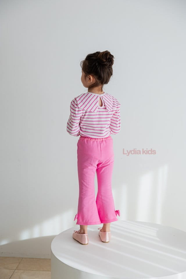Lydia - Korean Children Fashion - #kidsshorts - Ribbon Span Pants - 10