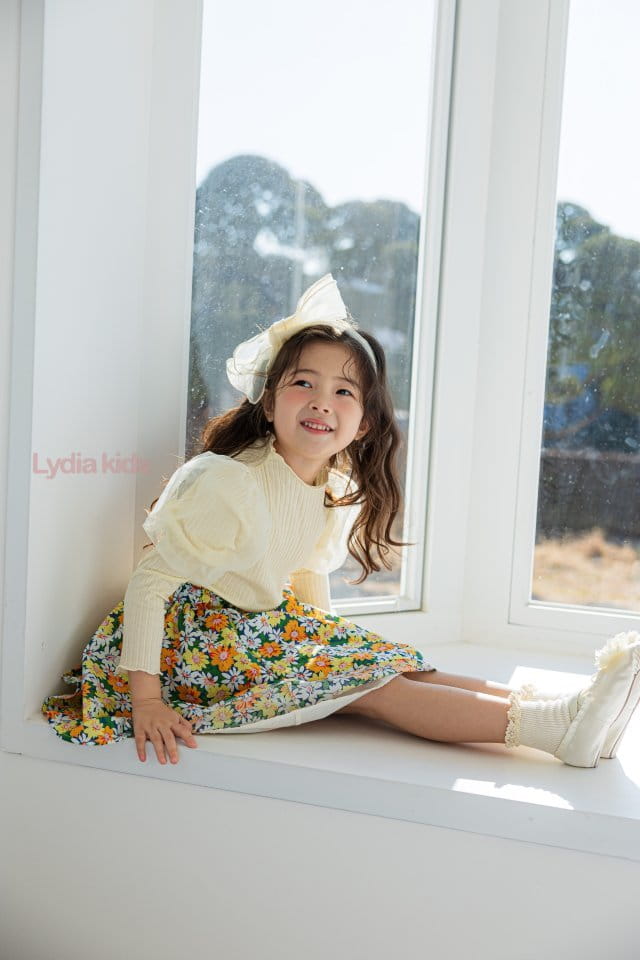 Lydia - Korean Children Fashion - #kidsstore - Flower Skirt - 7