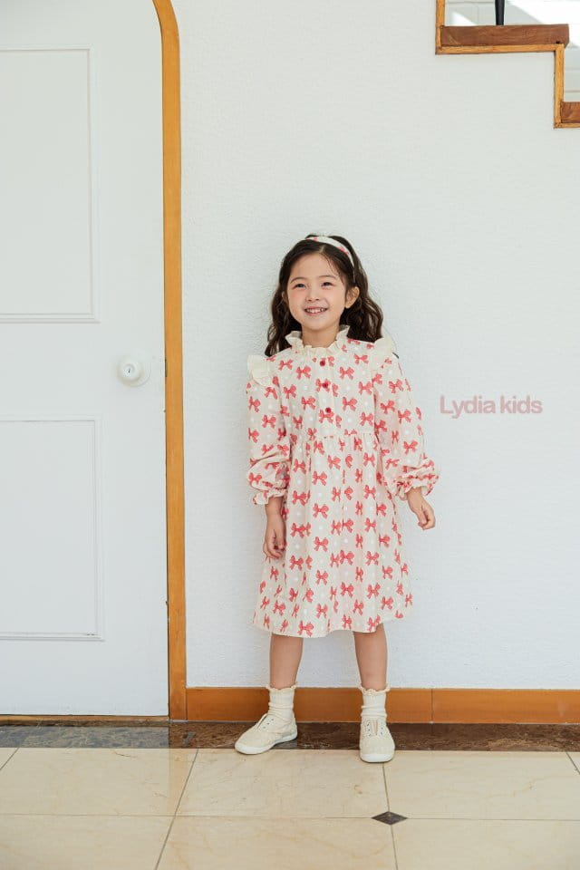 Lydia - Korean Children Fashion - #littlefashionista - Ribbon One-piece - 5