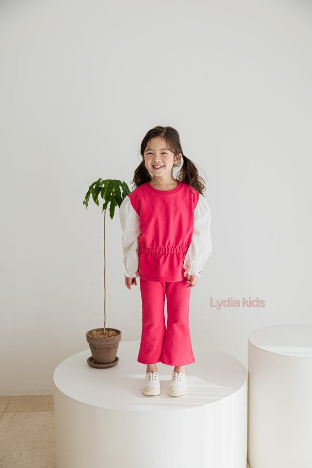 Lydia - Korean Children Fashion - #littlefashionista - Grace Top Bottom Set - 2