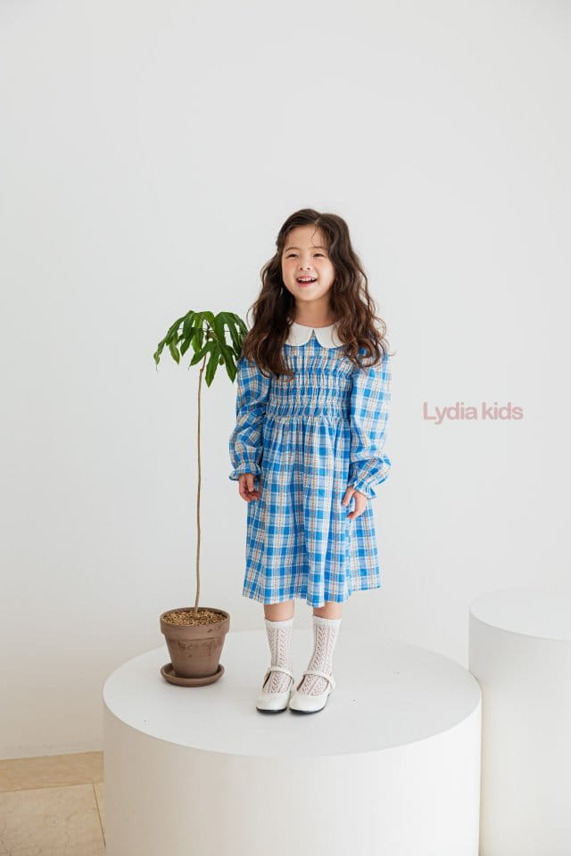 Lydia - Korean Children Fashion - #minifashionista - Soing Collar One-piece - 3