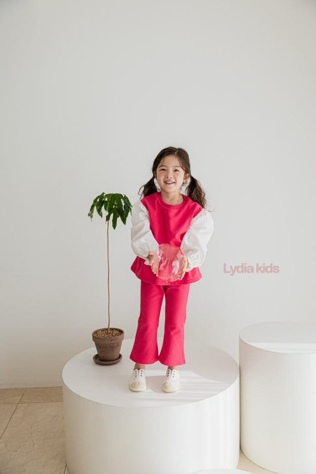 Lydia - Korean Children Fashion - #prettylittlegirls - Grace Top Bottom Set - 5