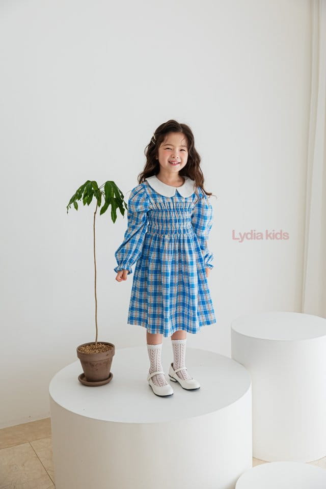 Lydia - Korean Children Fashion - #minifashionista - Soing Collar One-piece - 4