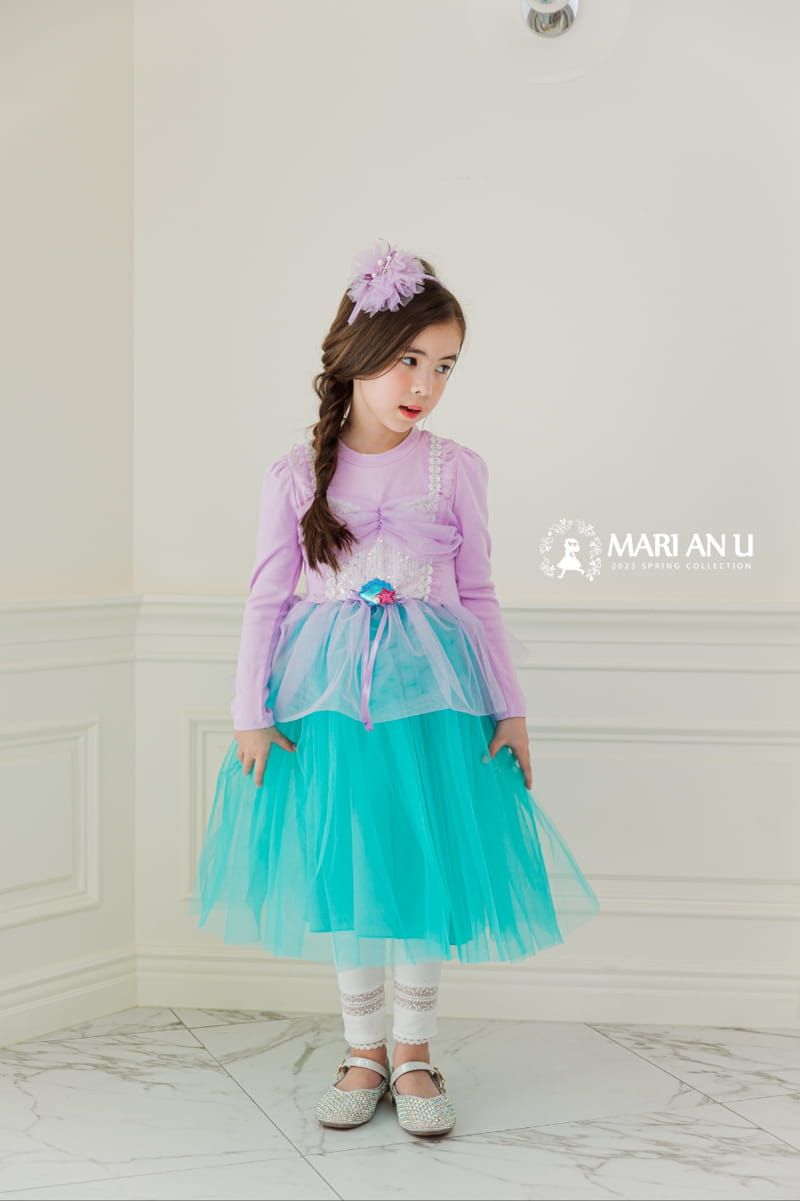 Mari An U - Korean Children Fashion - #minifashionista - The Little Mermaid One-piece